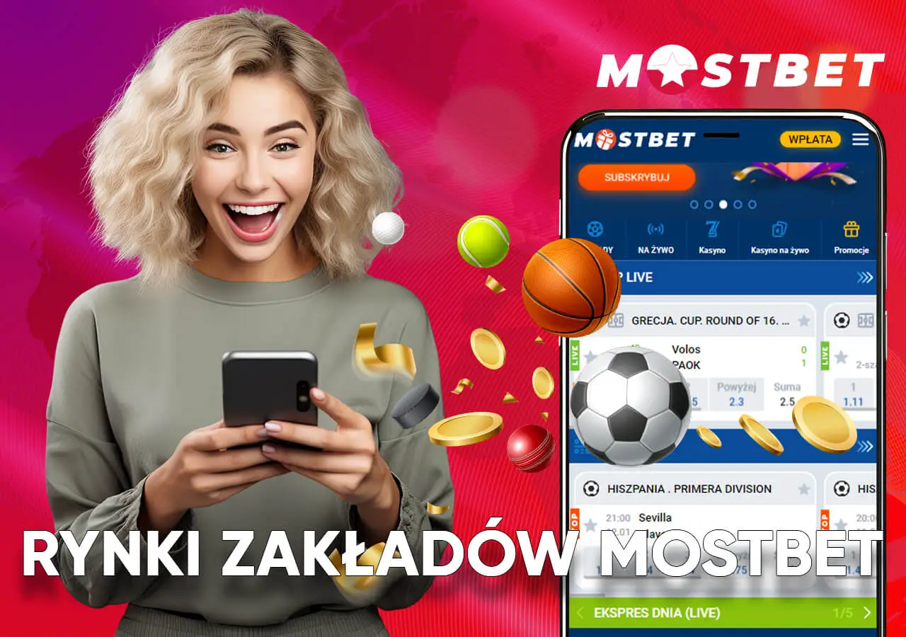 Zakłady sportowe u bukmachera Mostbet